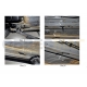 Пороги алюминиевые Rival Black New для Volkswagen Tiguan 2016-2021